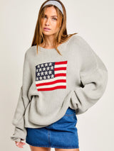 USA Flag Sweater