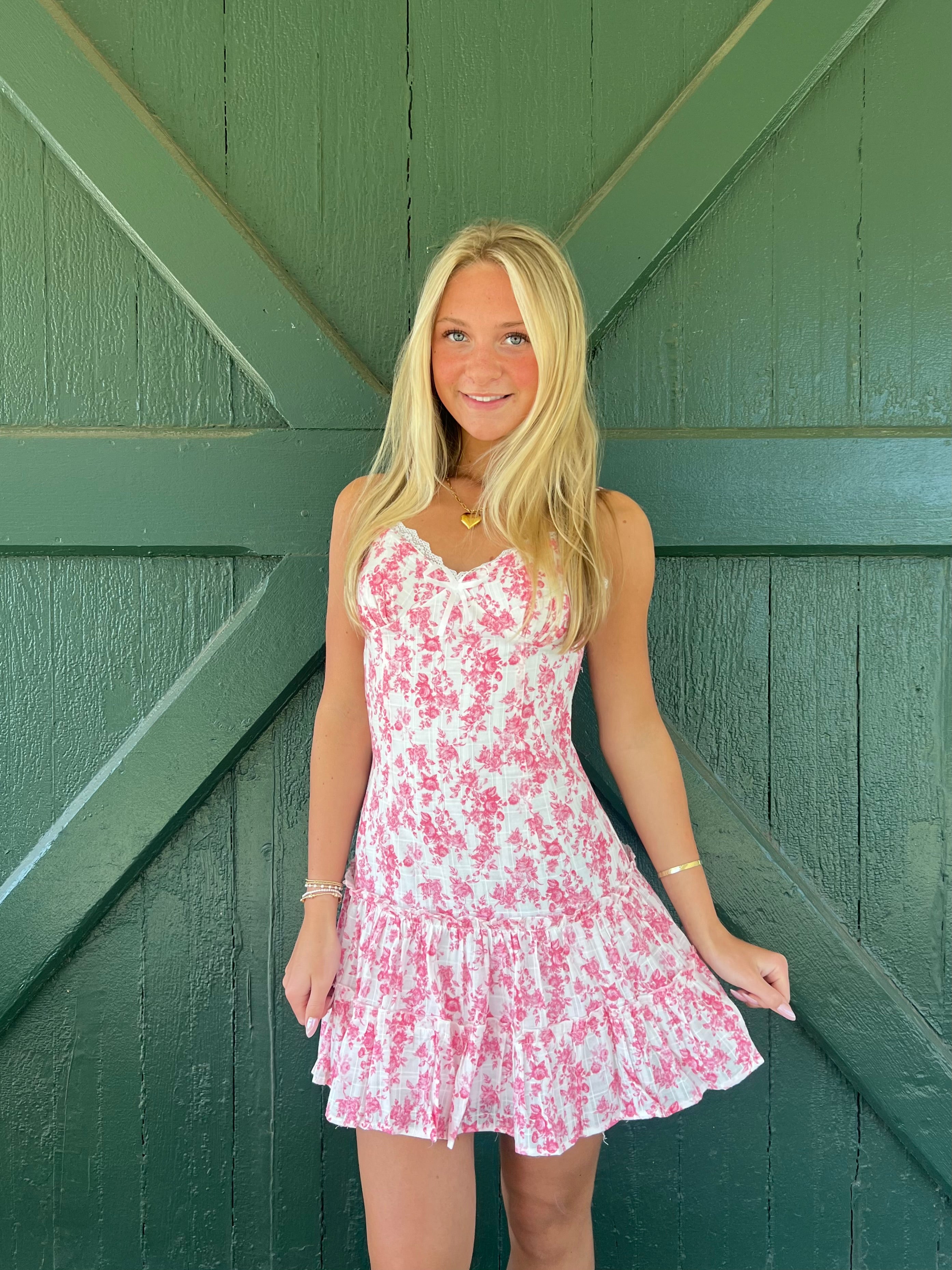 Sweet Bloom Mini Dress