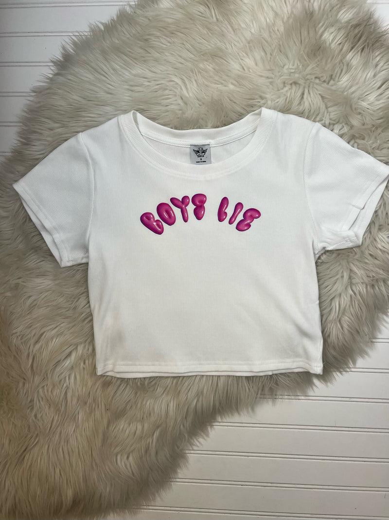 Boys Lie Sour Patch Crop Tee