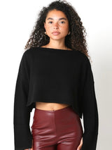 Stella Black Lightweight Sweater