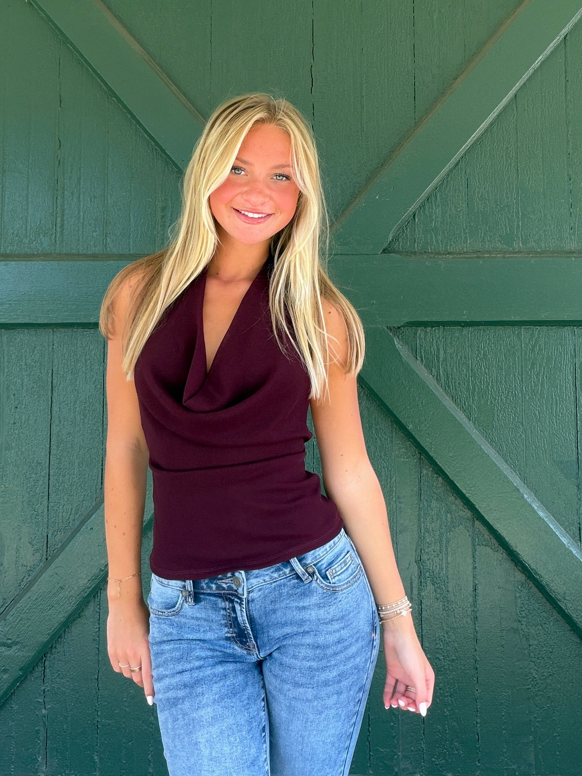 The NIA Declan Top - Plum