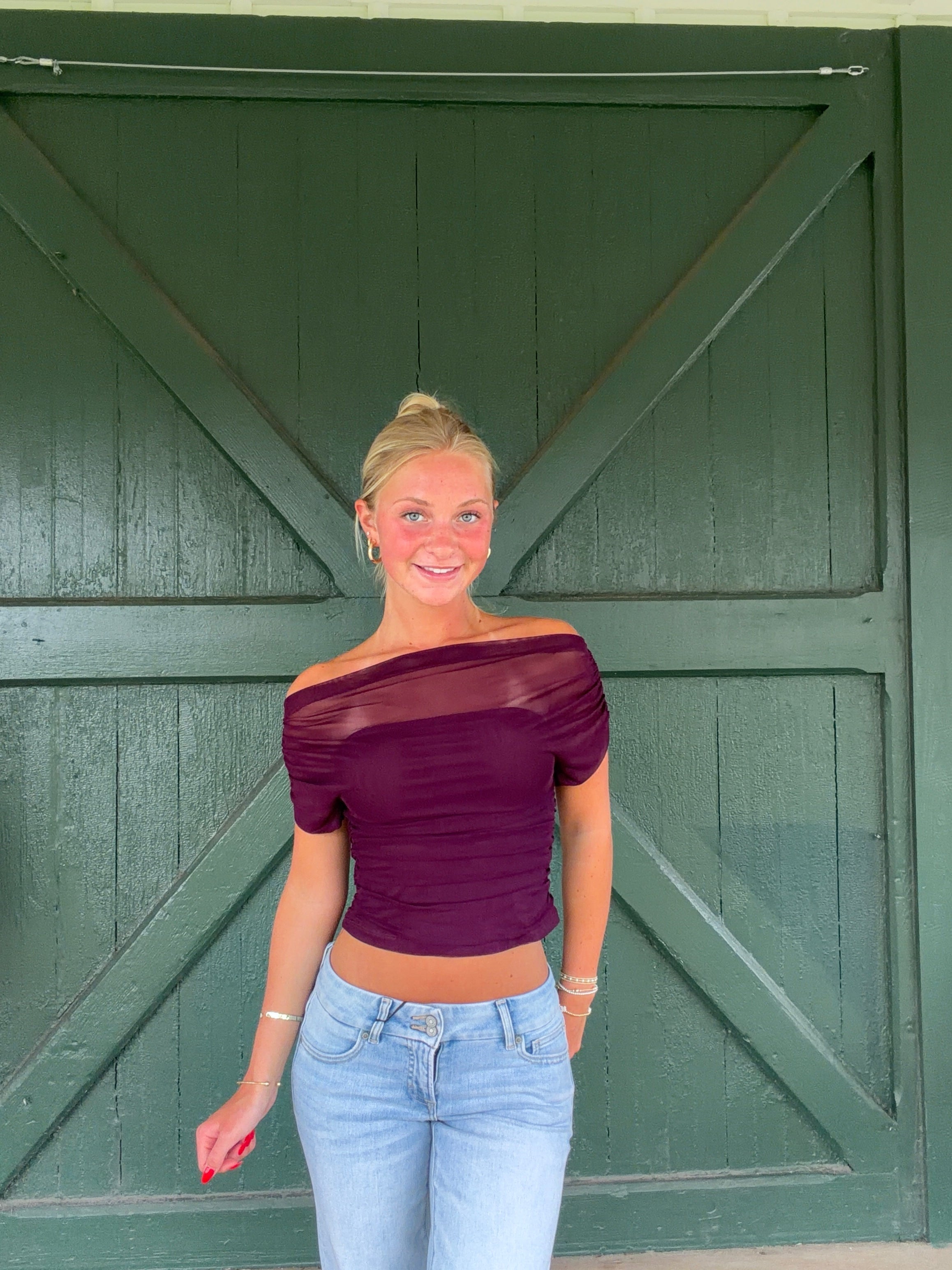 NIA Yale Top - Plum