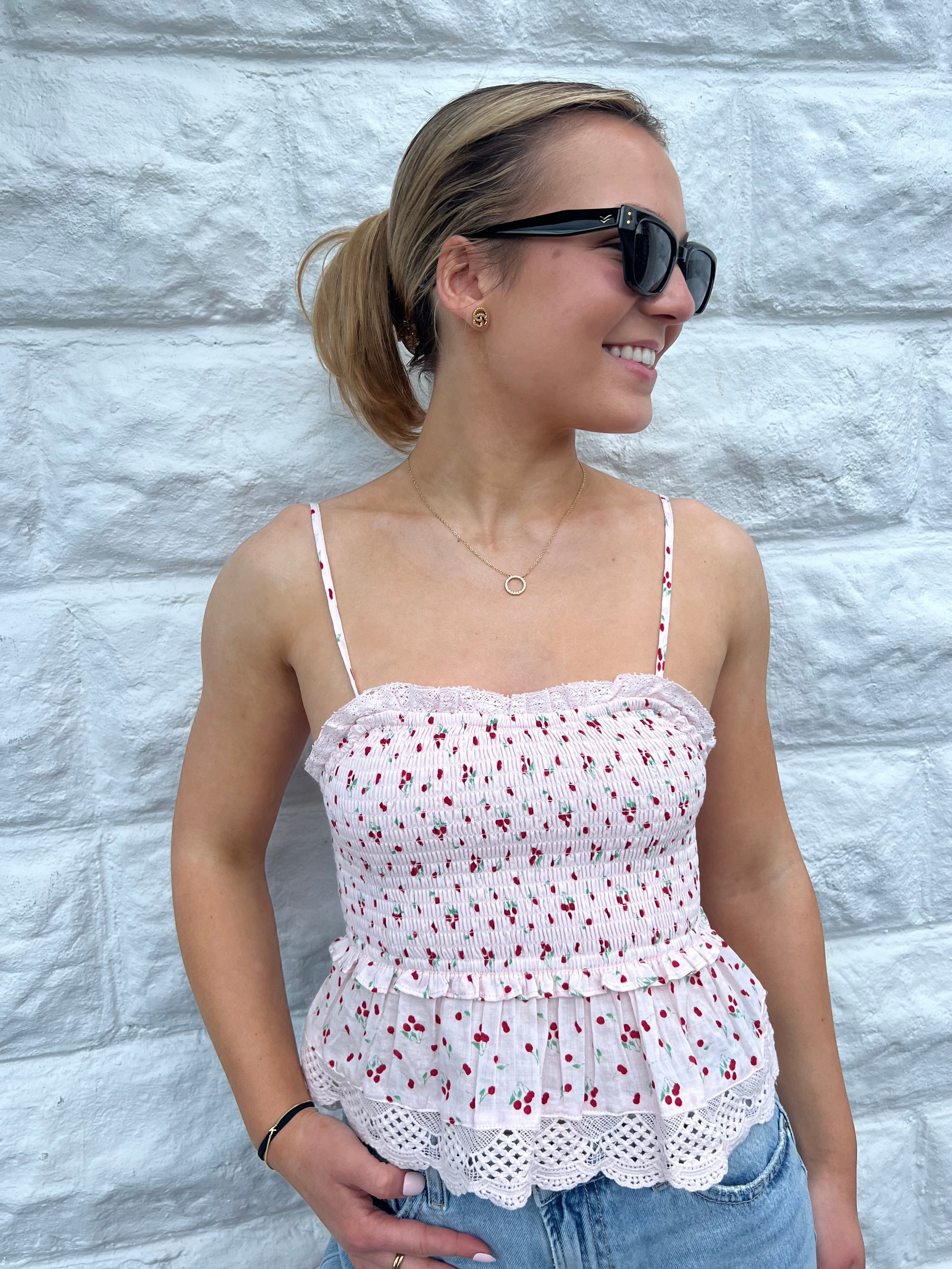 Eva Floral Crop Top