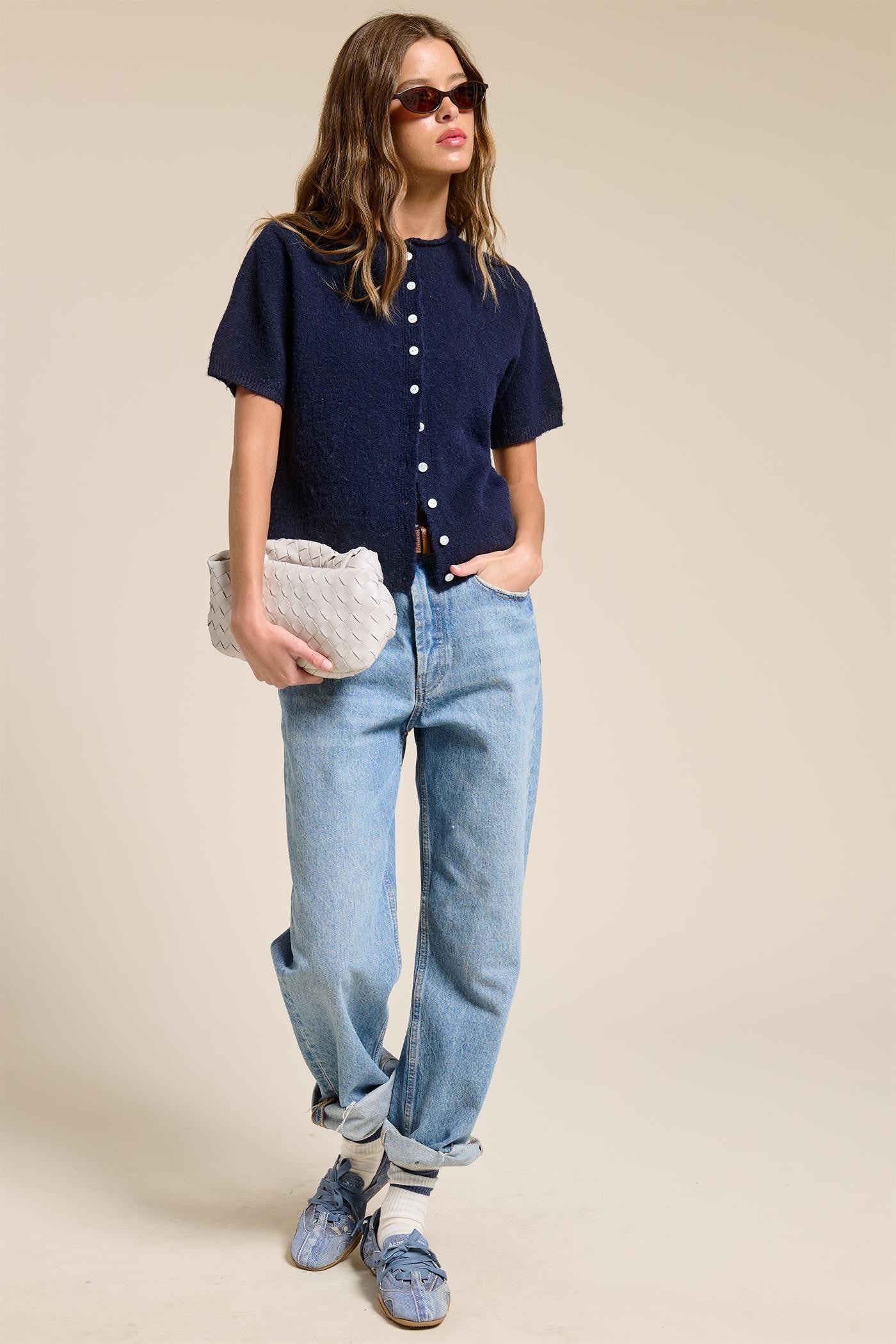 The Escape Cardigan - Navy