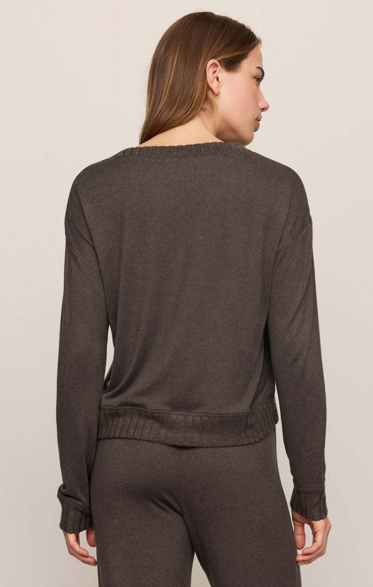 Z Supply Courtney Long Sleeve Top | Ultra Soft V-Neck Lounge Essential