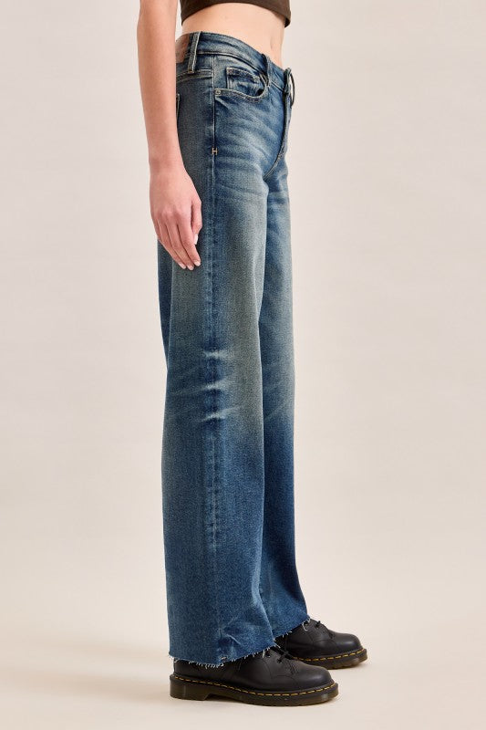 Hidden Logan Mid-Rise Dad Jeans