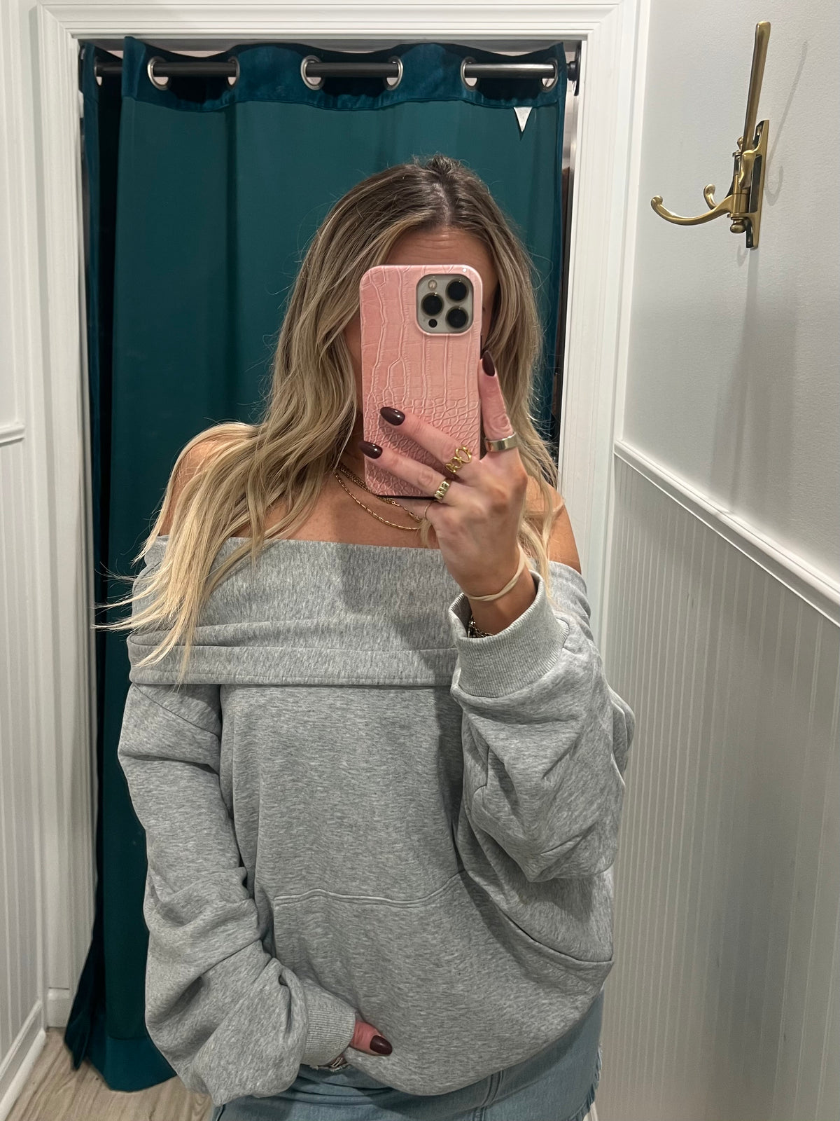 Parker Oversized Fleece Hoodie Sweatshirt
