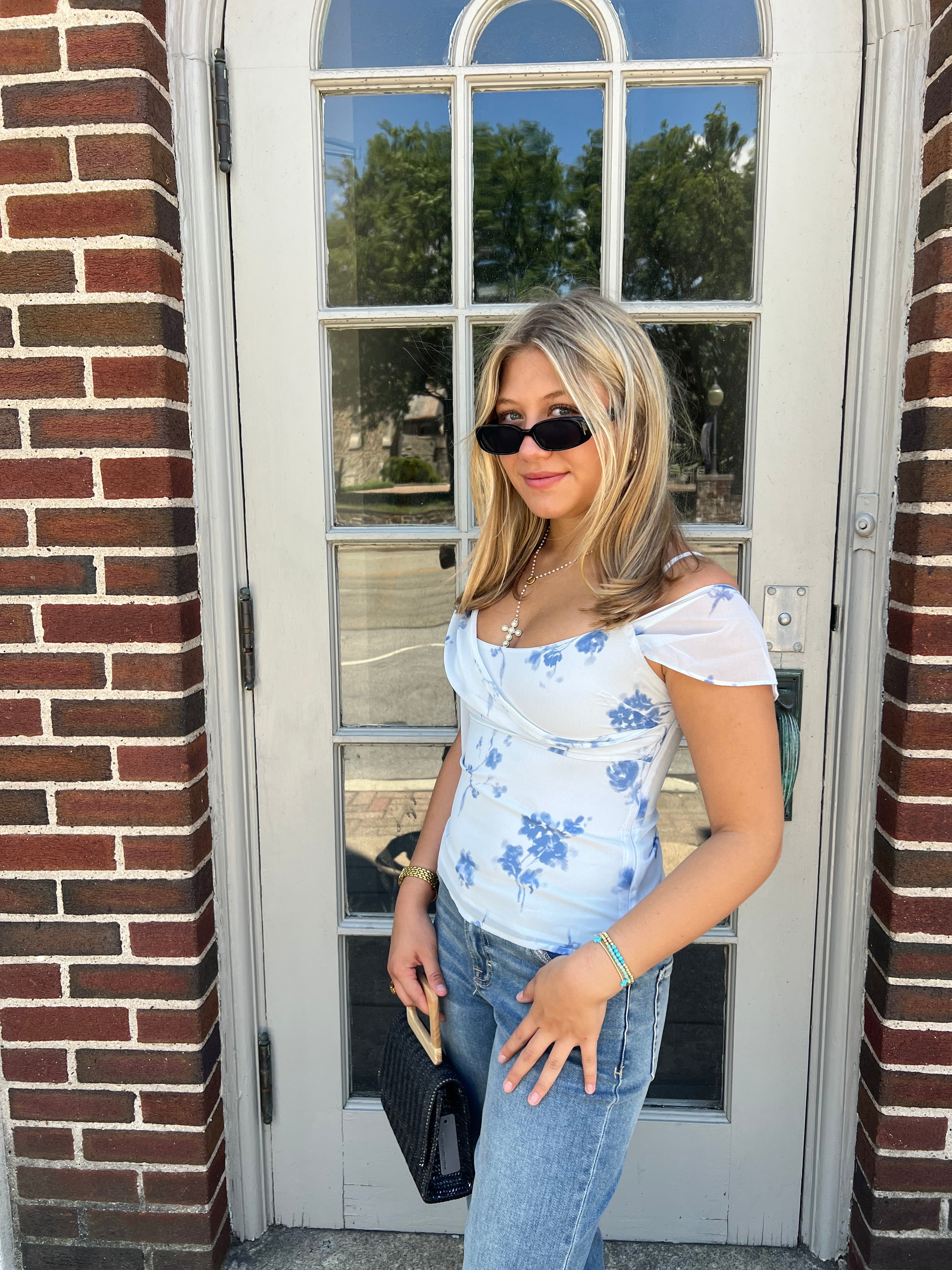 The Juliette Blue Top