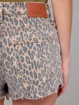 High Rise Cheetah Shorts