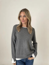 Ashlin Double Hemmed Sweater