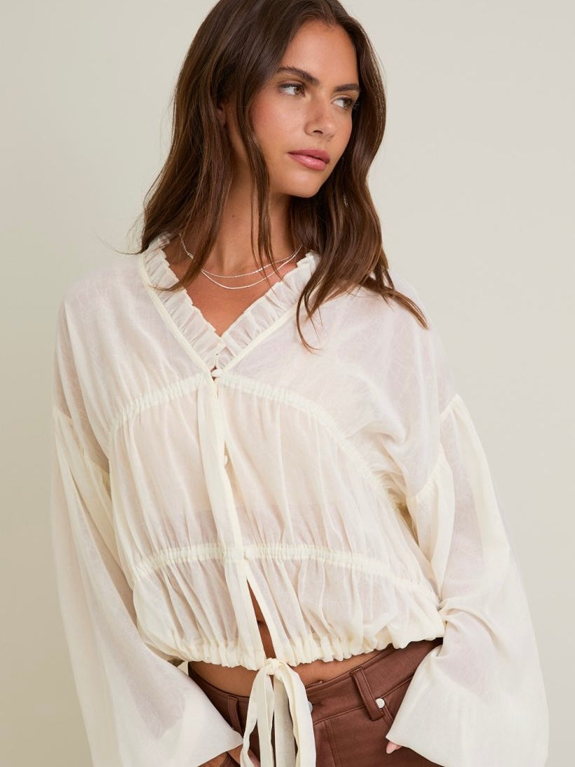 Ashley Long Sleeve Boho Top