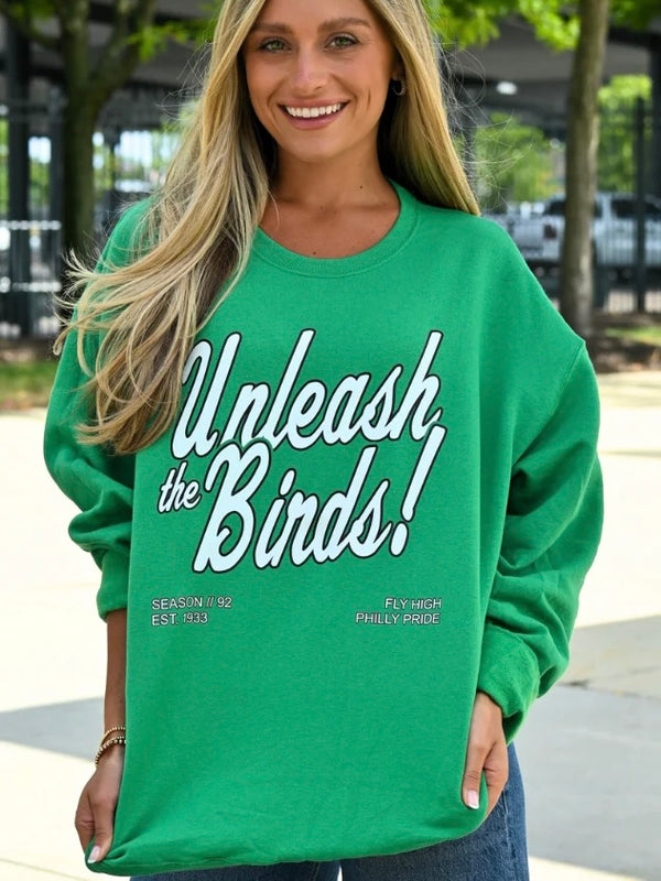 Unleash The Birds Oversized Crew