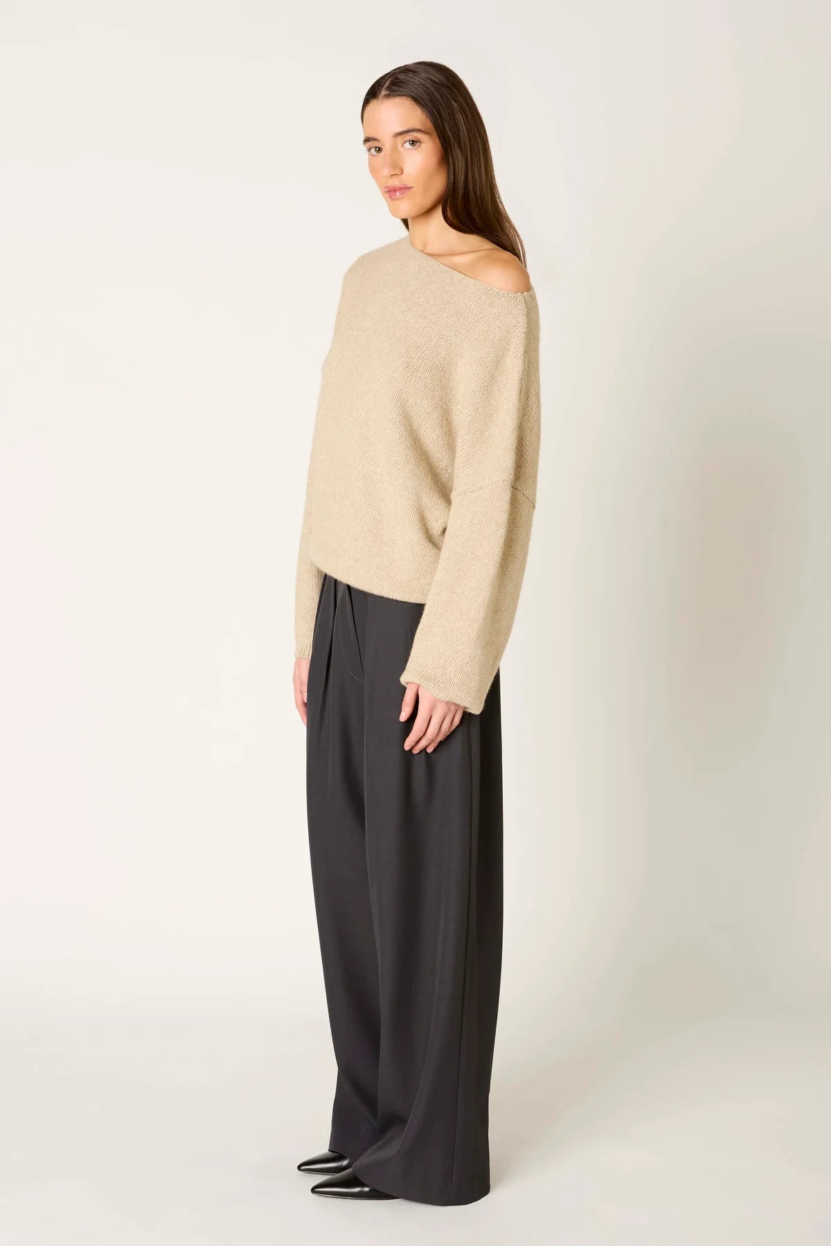 NIA Nightmoor Off Shoulder Sweater