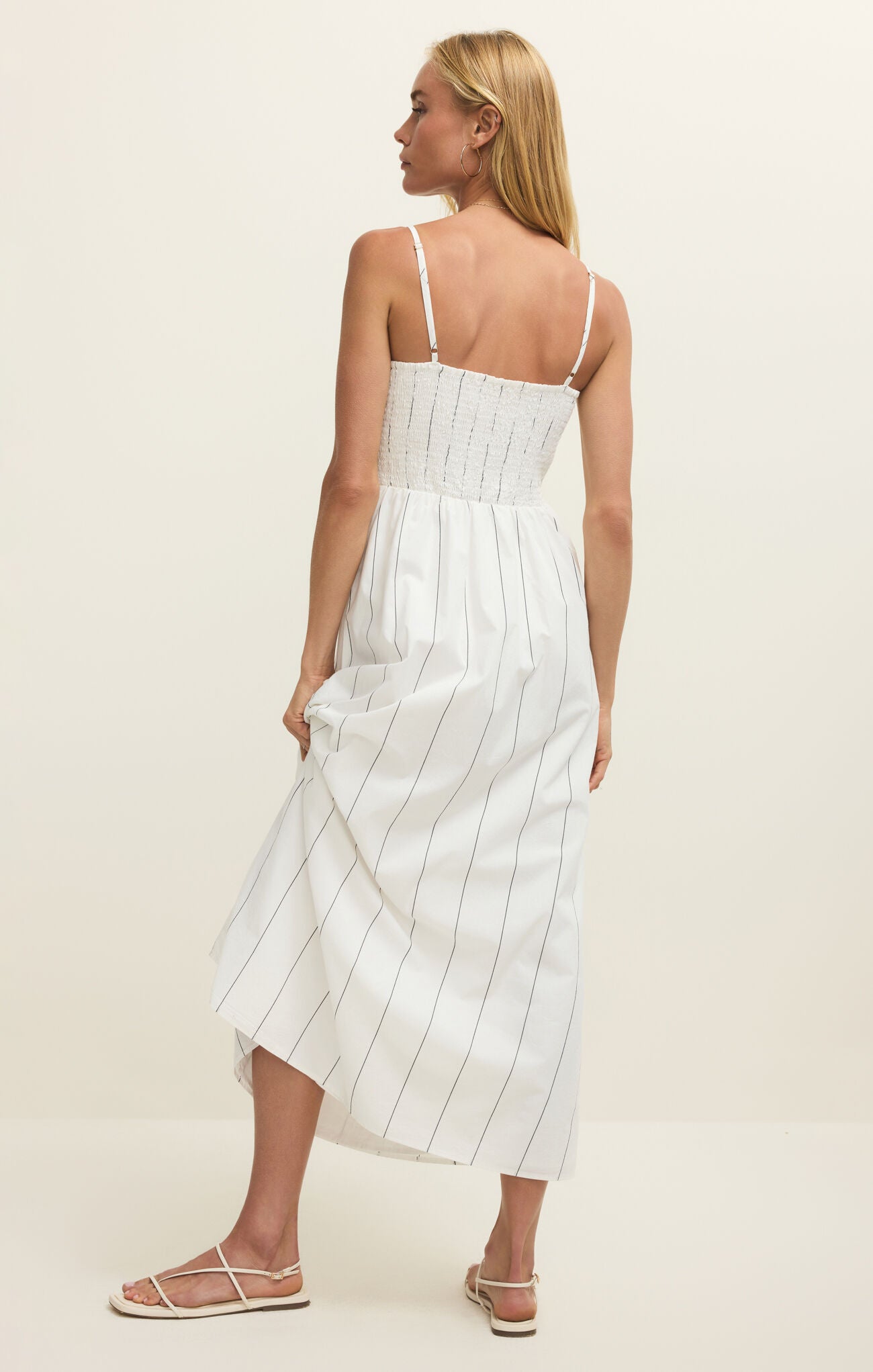 Bayside Stripe Midi Dress