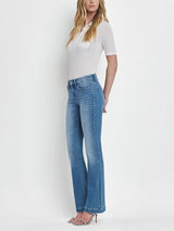 Midrise Seamless Waistband Bootcut Jean