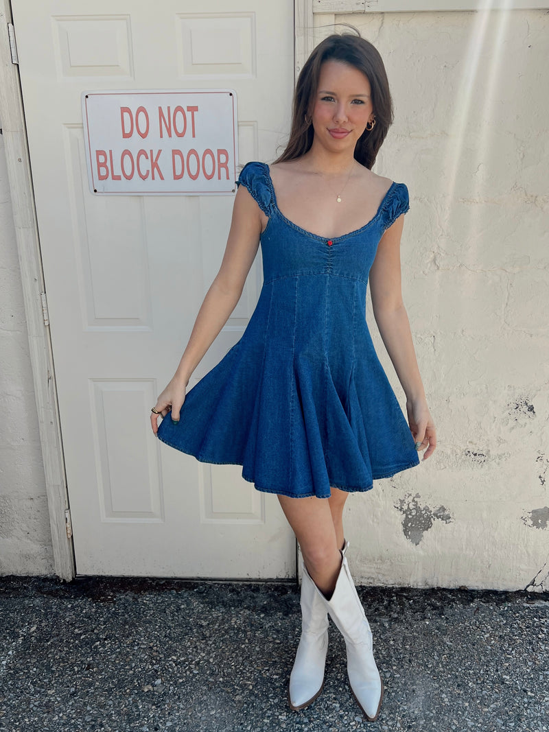 Audrey Denim Dress