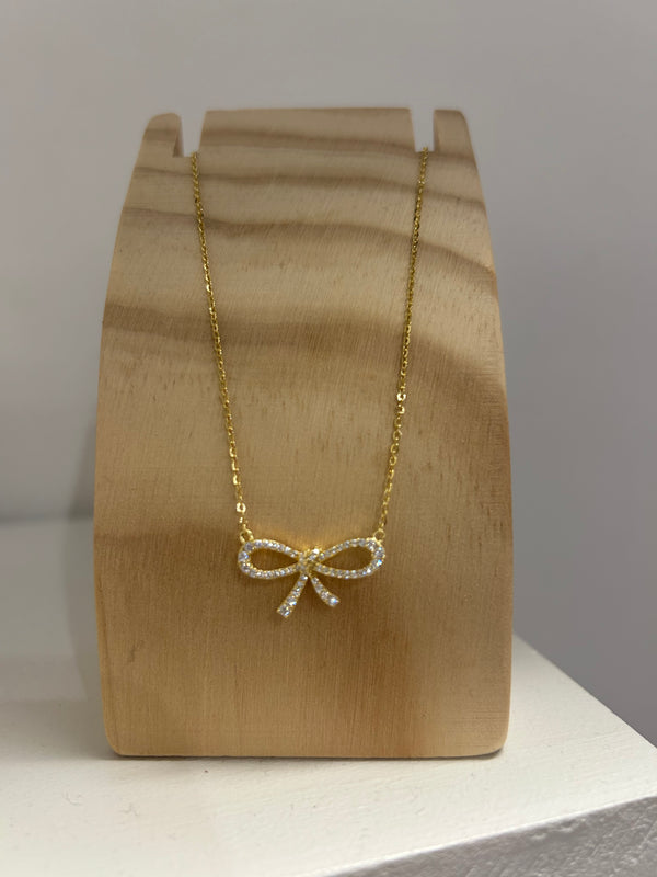 Beautiful Bow Bling  Pendant