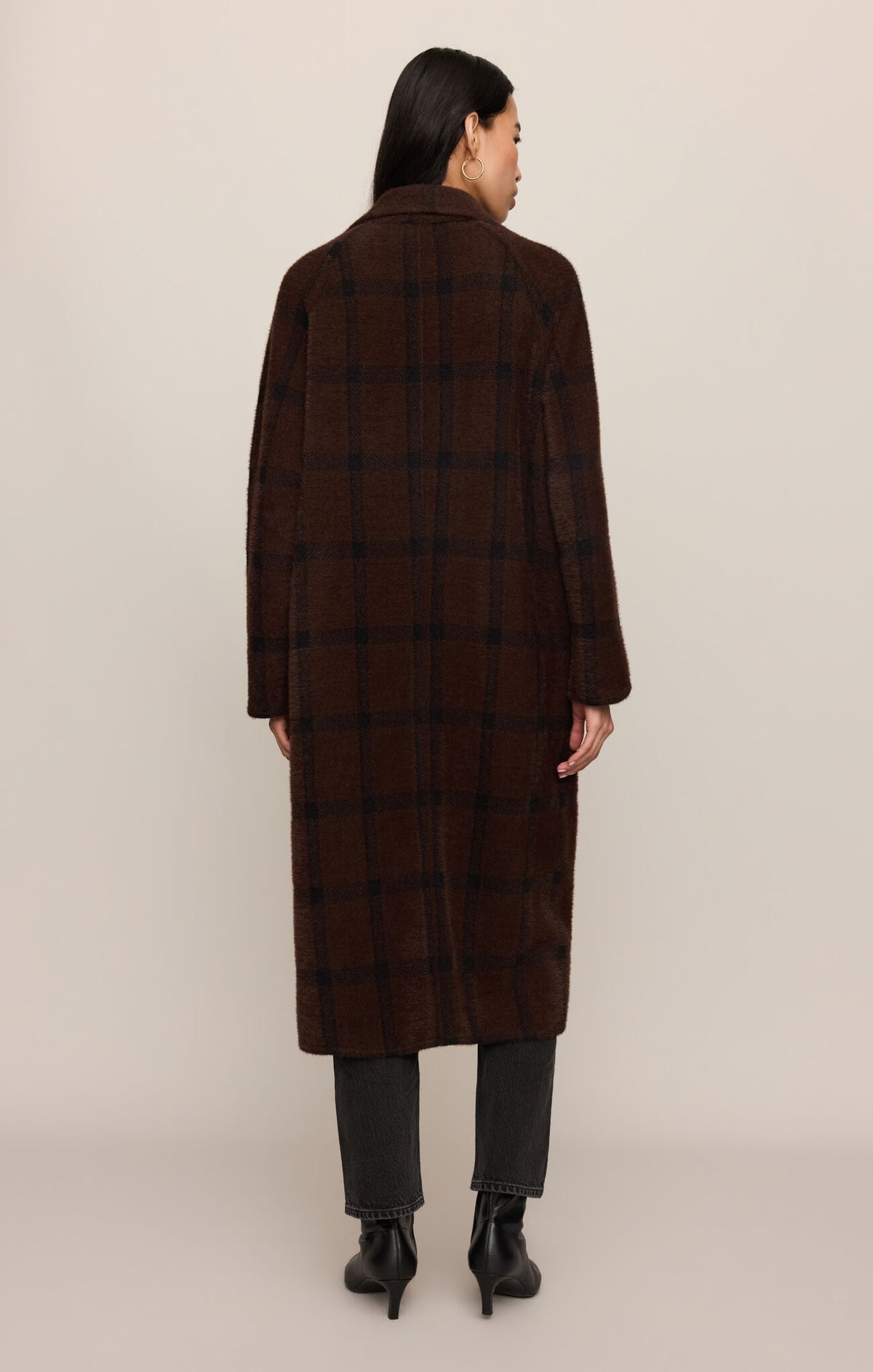 Z Supply Crosby Plaid Cocoon Coat