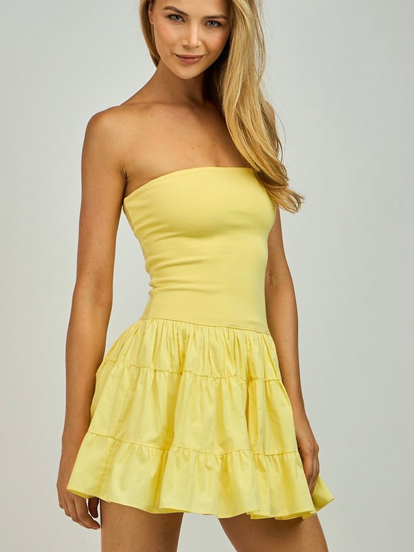 Clara Yellow Dress