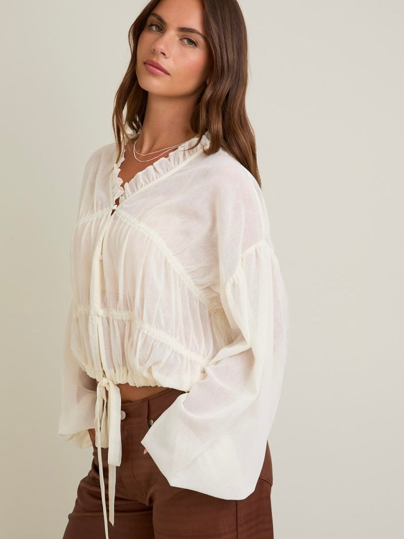 Ashley Long Sleeve Boho Top