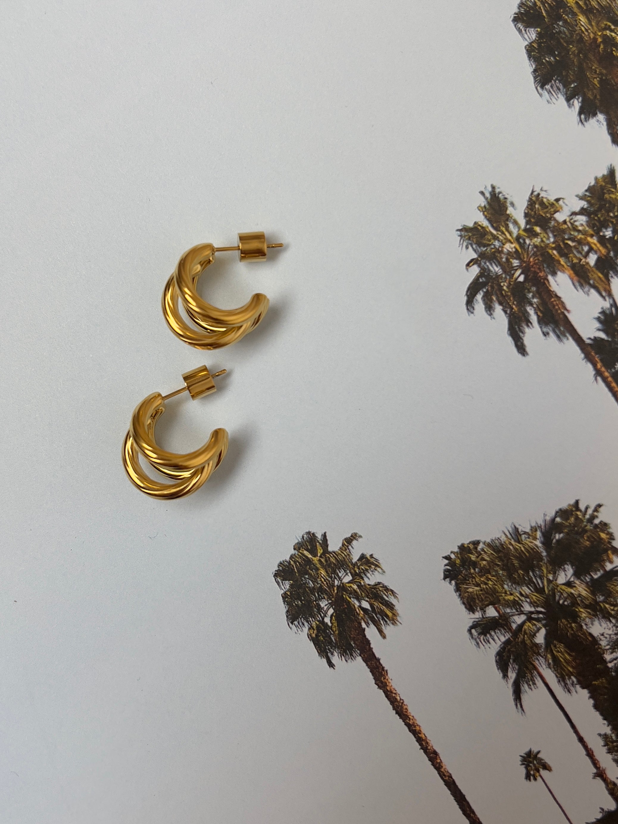 Margot Double Hoop Earring