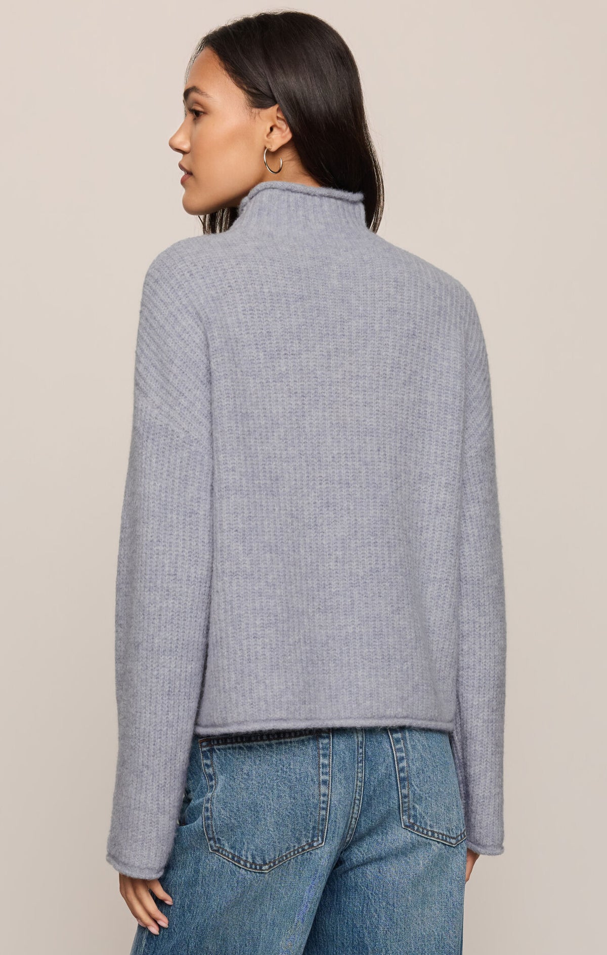 Z Supply Warm Wishes Sweater | Soft Turtleneck Fuzzy Knit Pullover