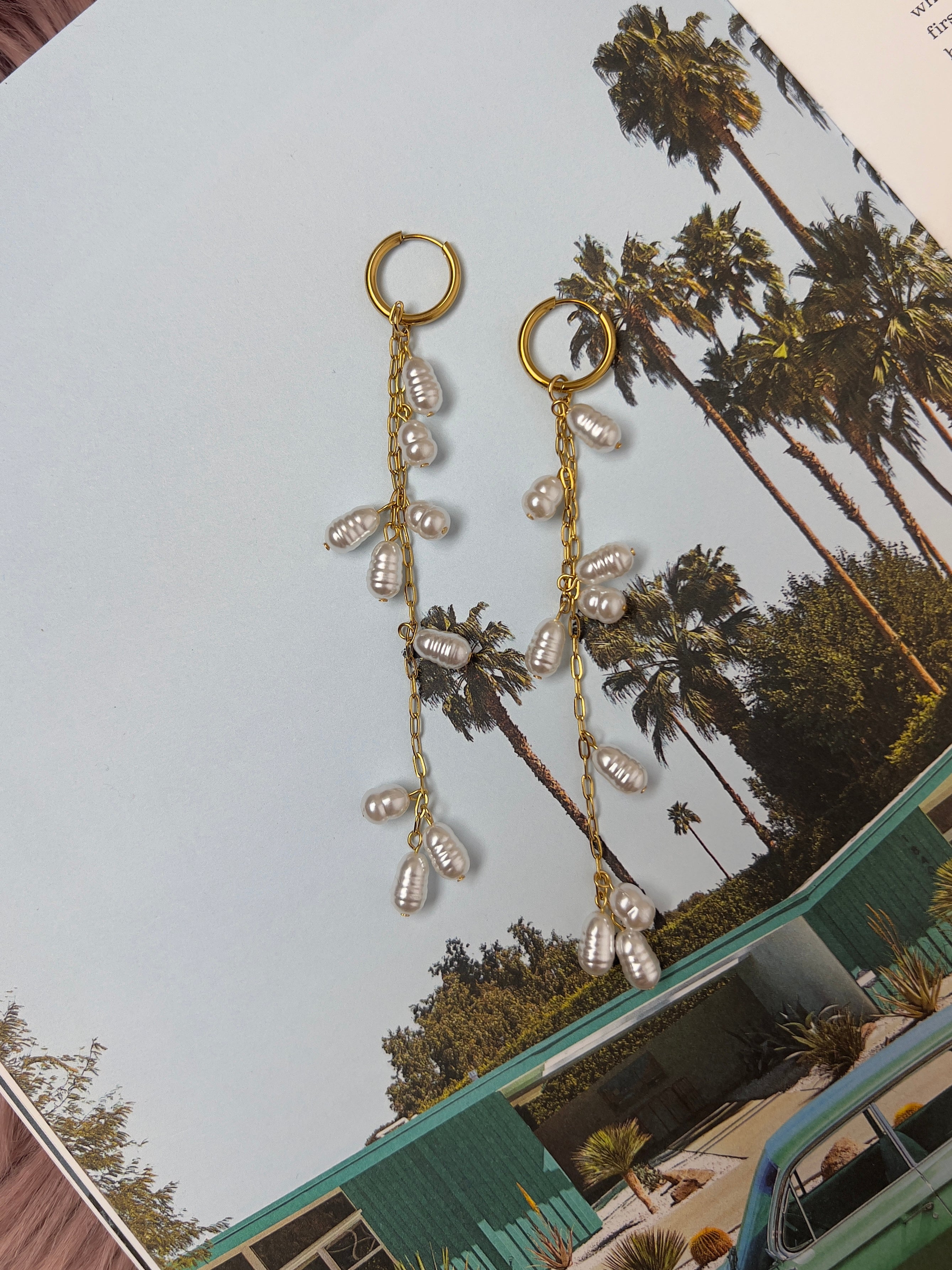 Priscilla Pearl Dangle Earring