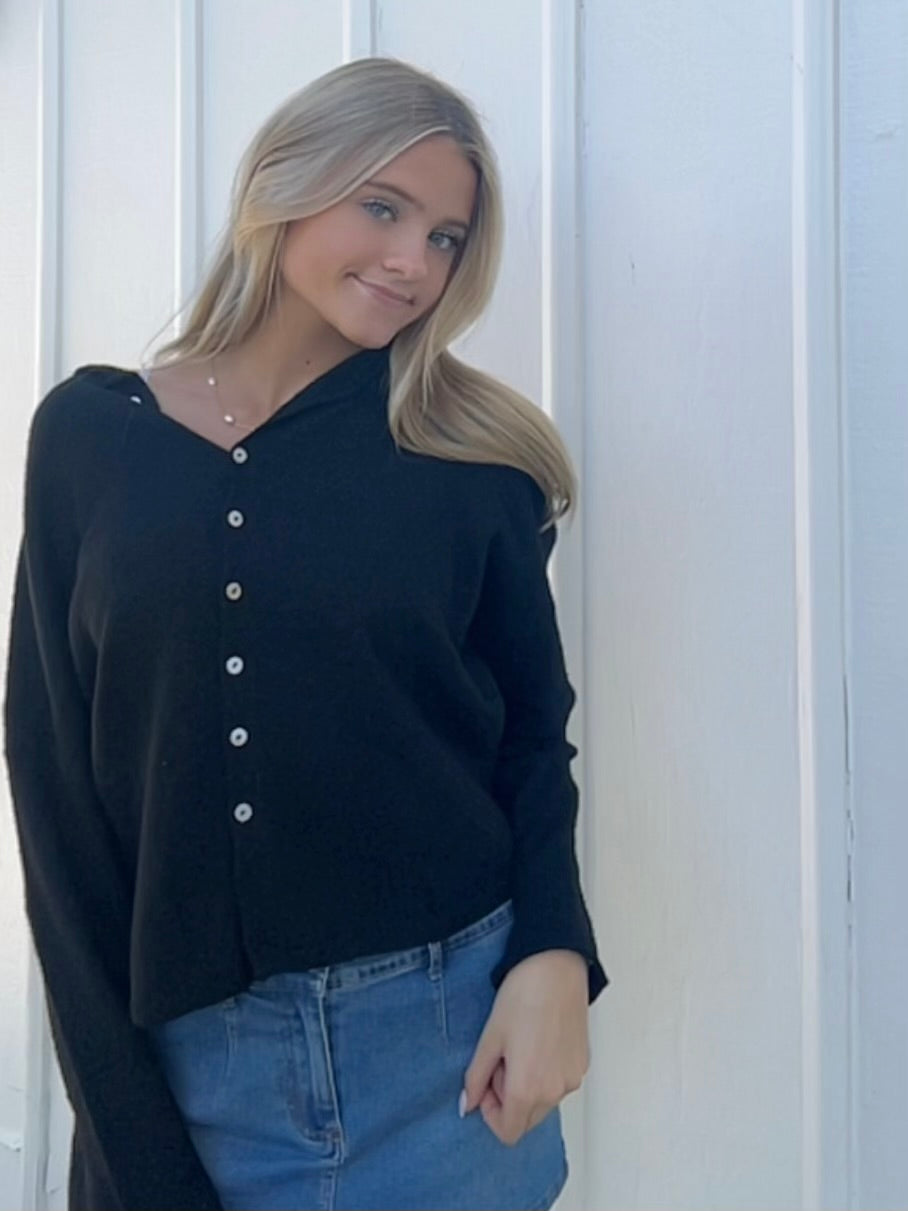 The Black It Girl Sweater