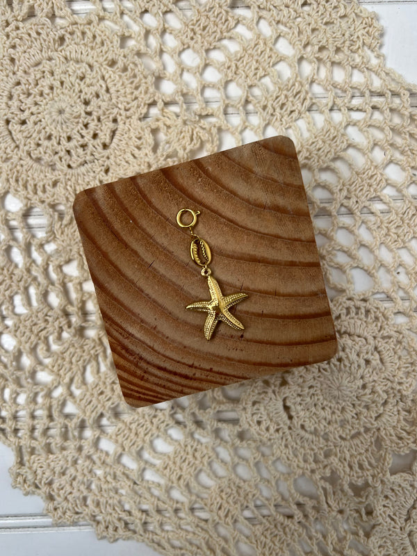 Large Bikini Sea Star Clip Charm