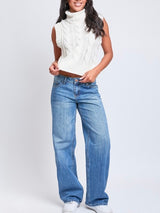 Low Rise Wide Legged Jean