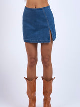 Tori Denim Mini Skirt