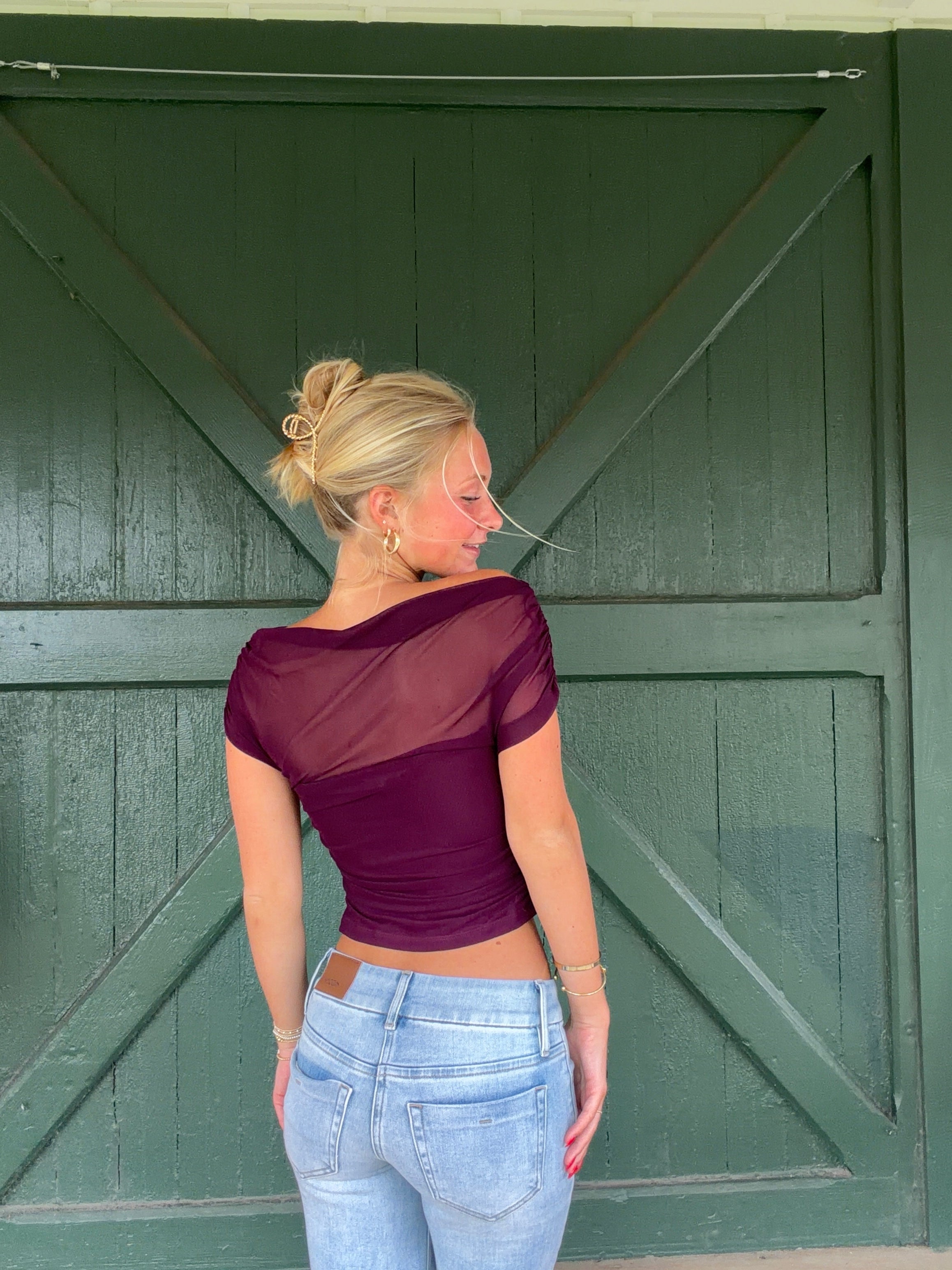 NIA Yale Top - Plum
