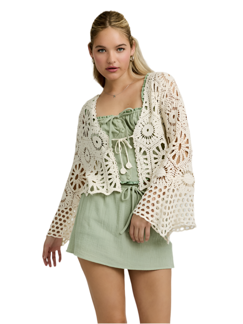 Cassy Crochet Sweater