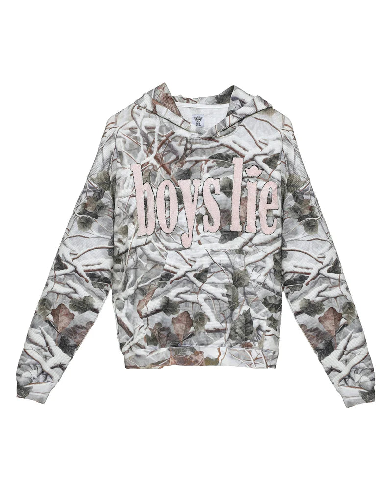 Boys Lie ROSE COLORED GLASSES RACER HOODIE