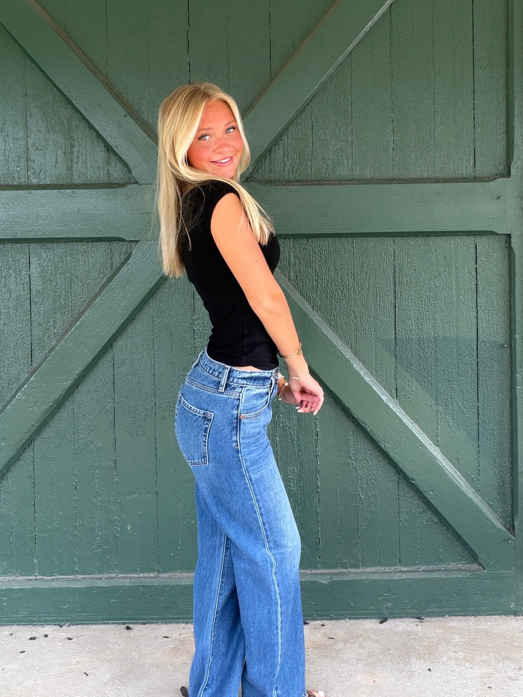DAZE 2K Mid Rise Relaxed Baggy Jean – Vesper