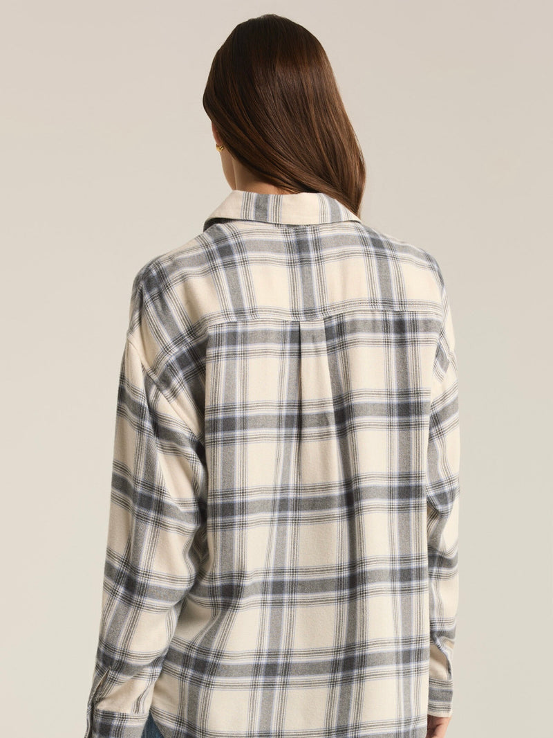 River Plaid Button Up