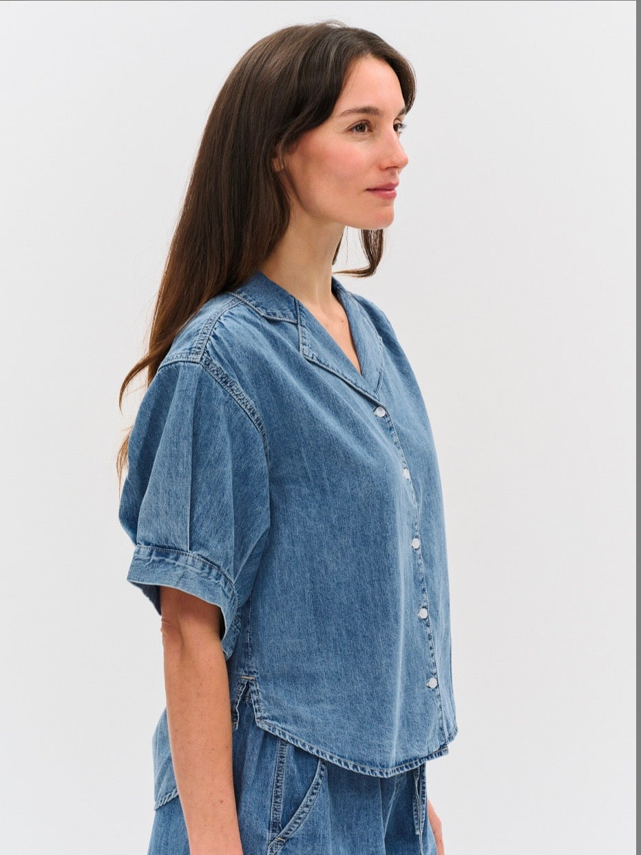 Emma Denim Top