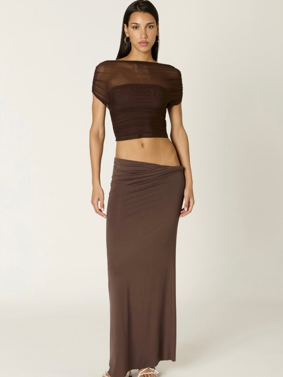 NIA Yale Top - Chocolate