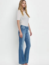 Midrise Seamless Waistband Bootcut Jean