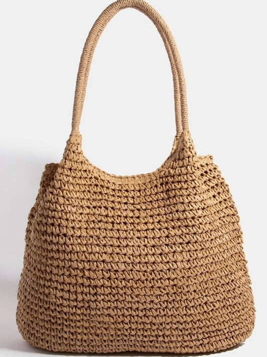 Braided Long Handle Tote Bag