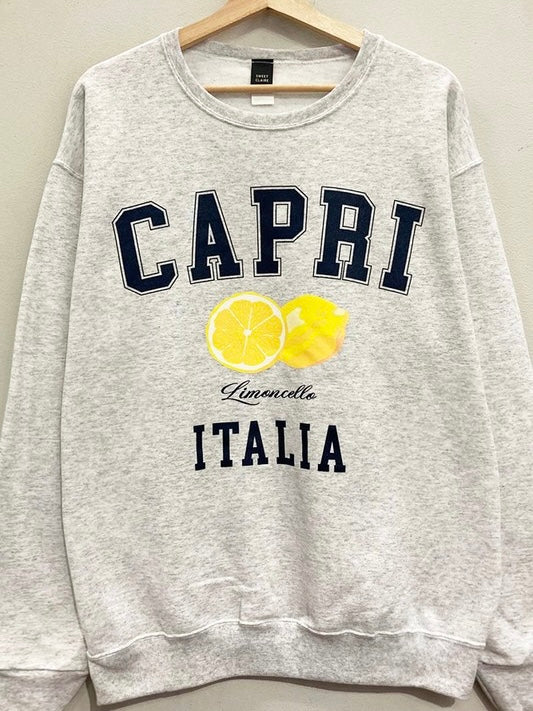 Capri Italia Lemon Sweatshirt