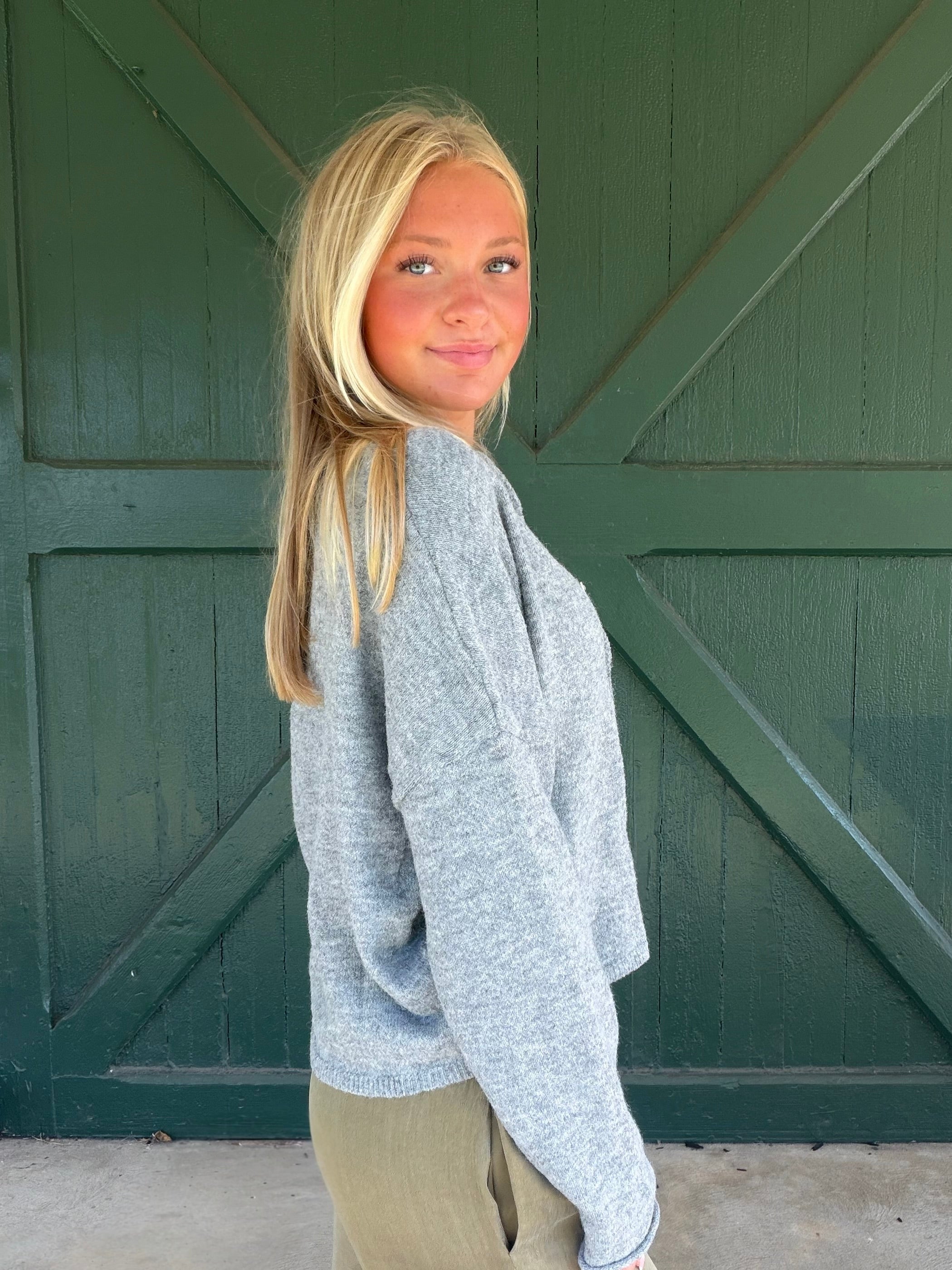 The Heather Grey It Girl Cardigan