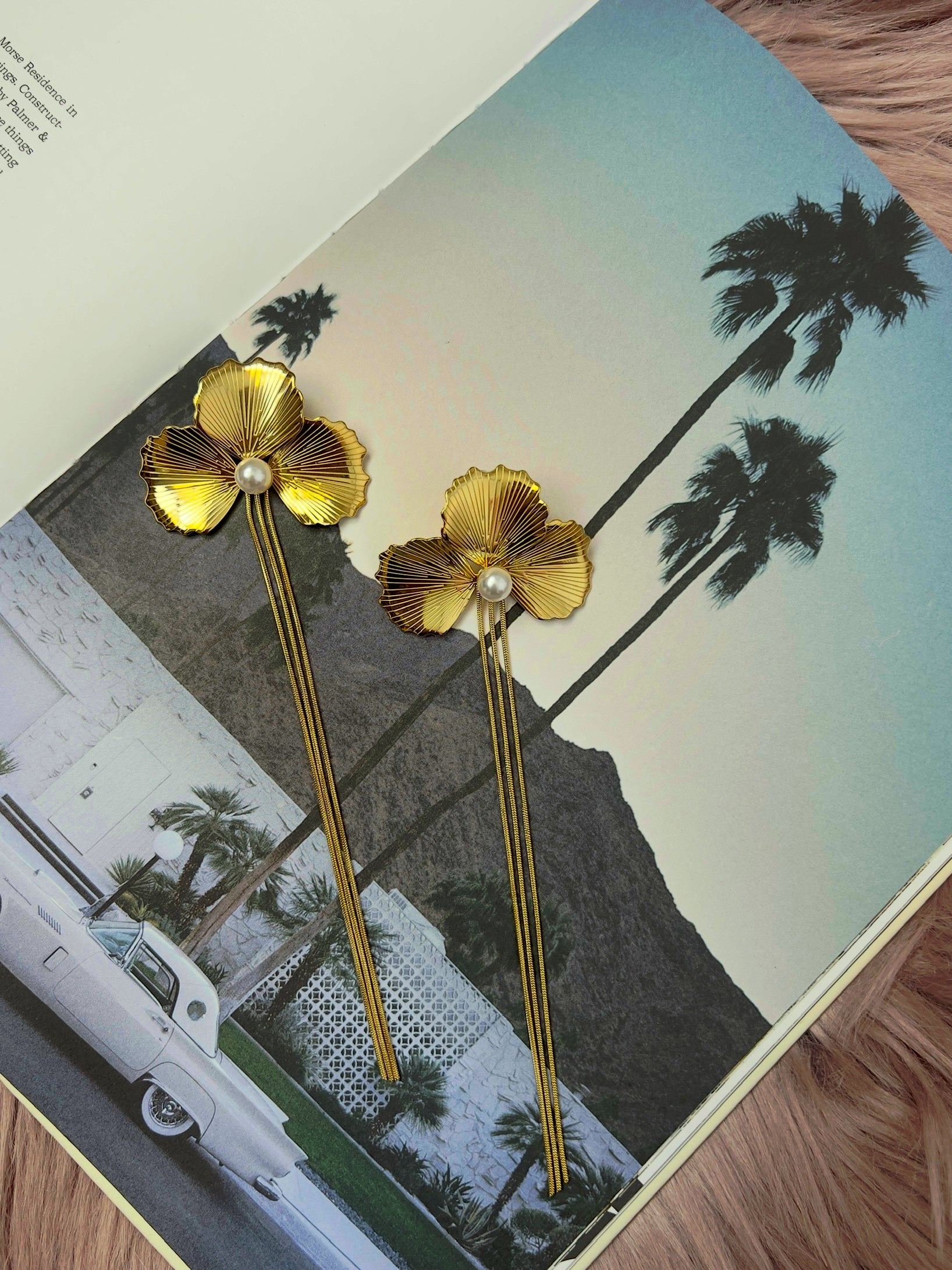 Flora Large Statement Earring