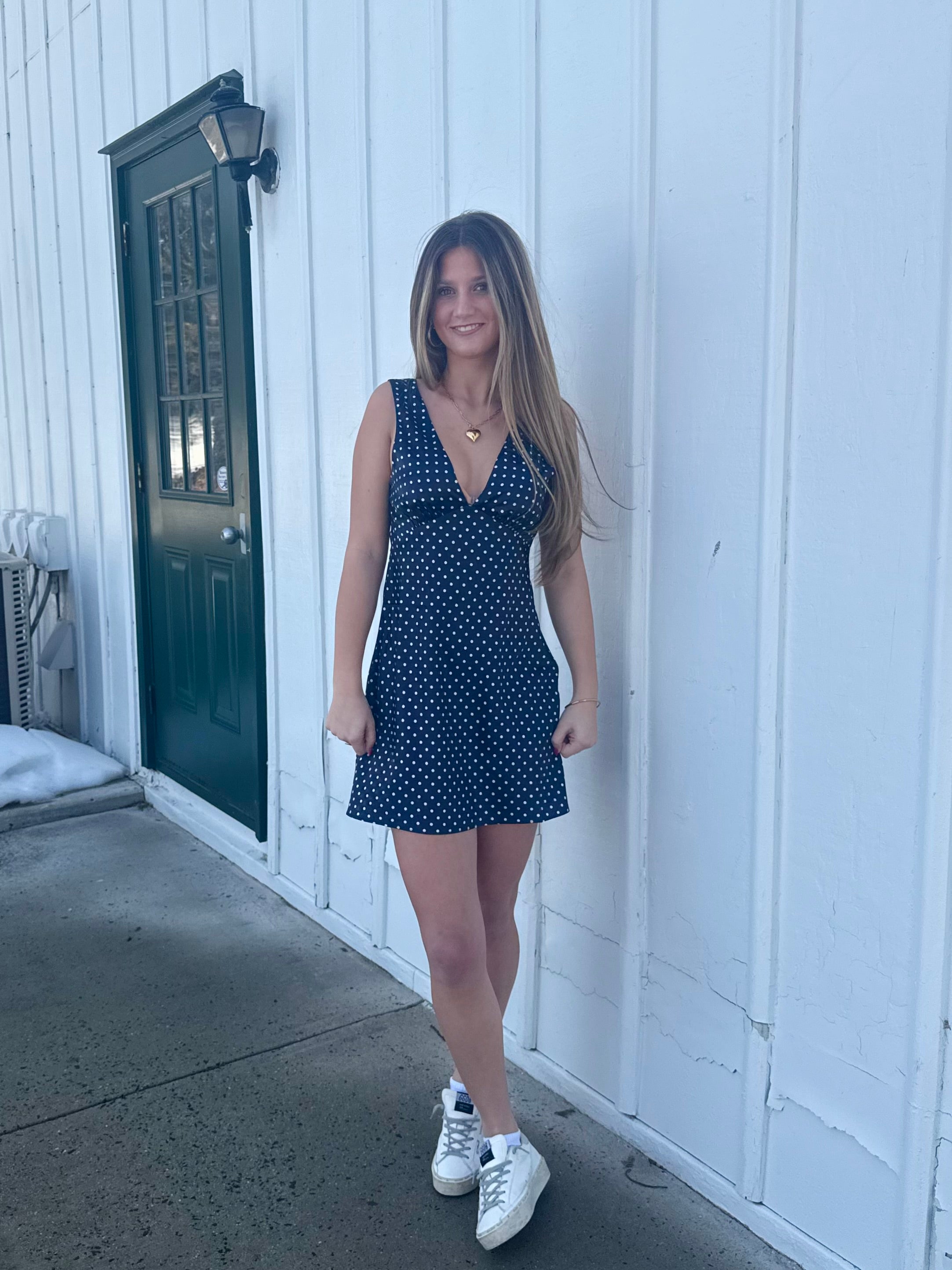 Juliette Polka Dot Mini Dress