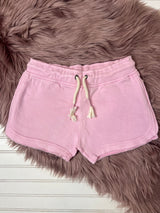 Palm Pink Burnout Shorts