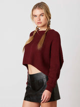 Jayden Merlot Sweater