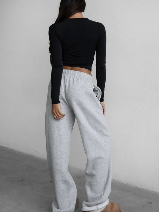 So Comfy Heather Grey Sweatpants