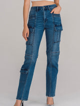 Tracey Soft Cargo Pocket Jean