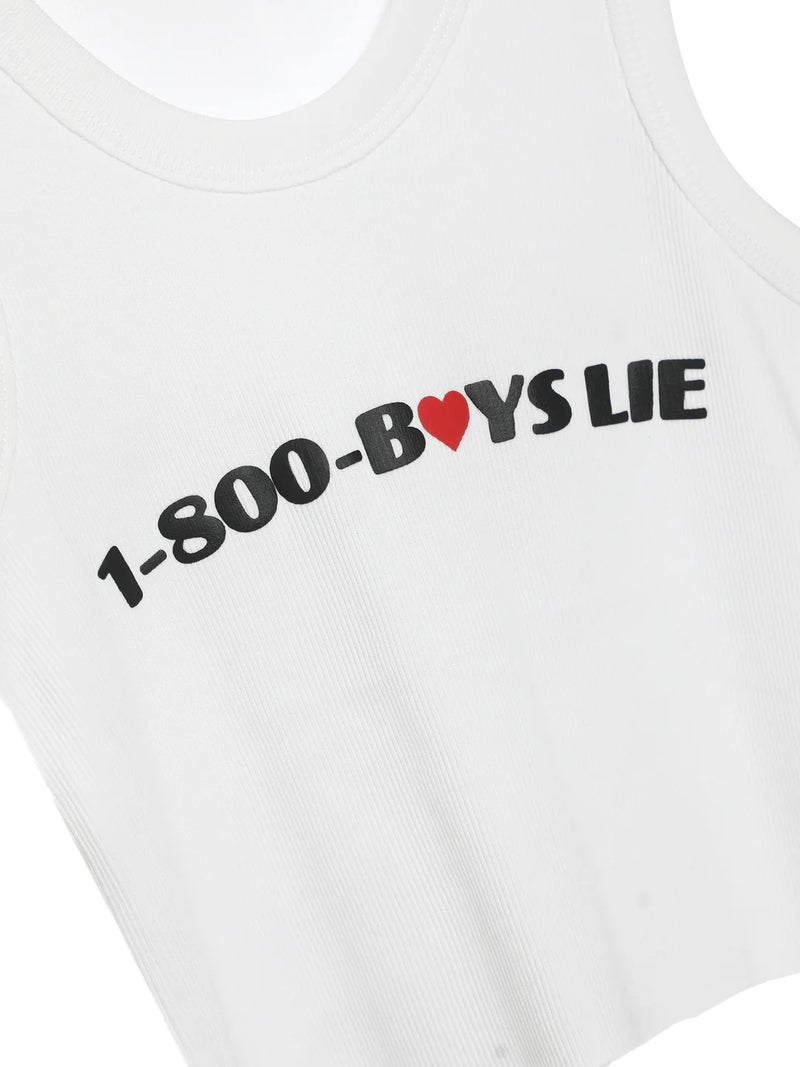 Boys Lie White 1-800 Randy Tank