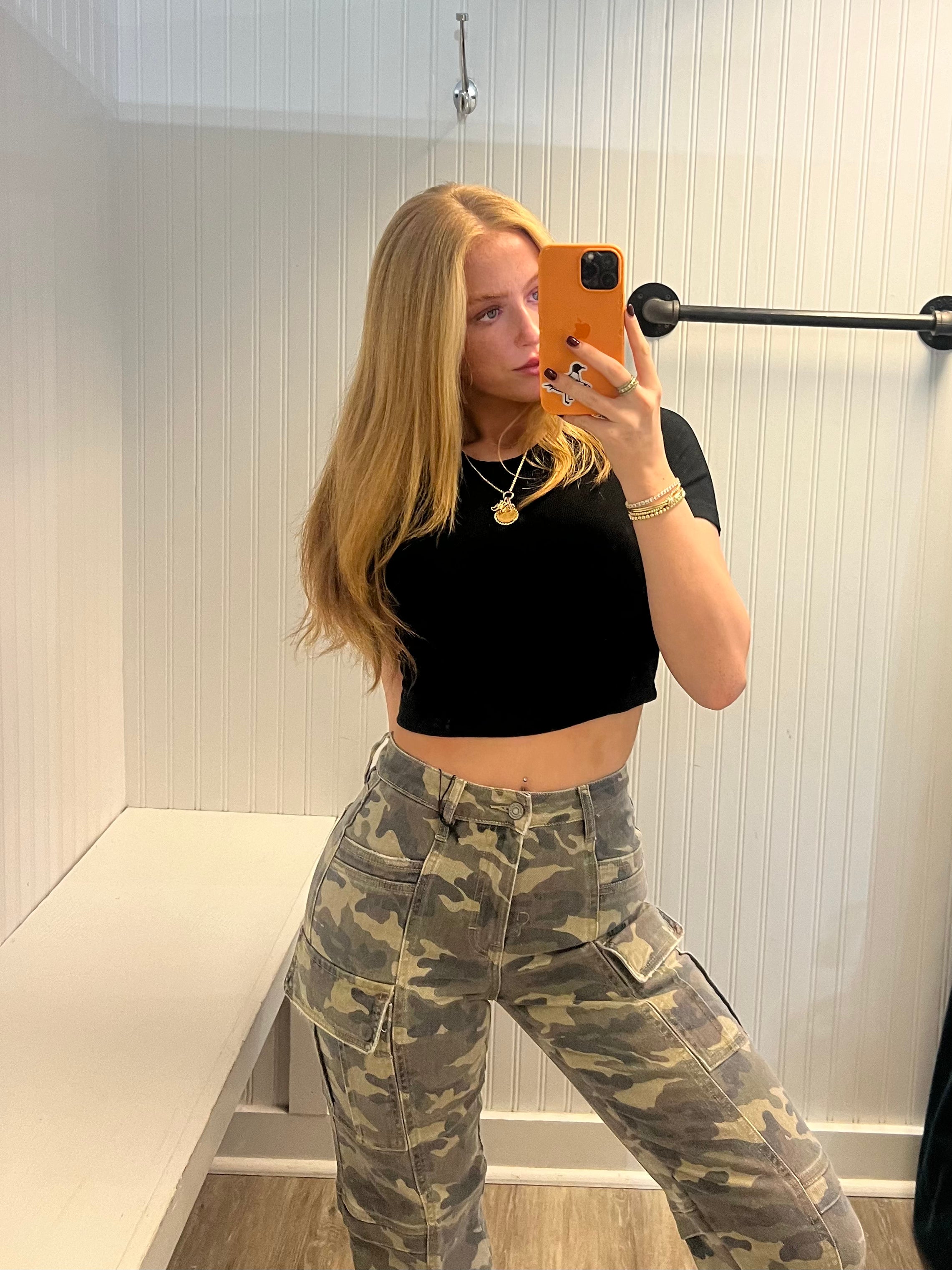 Tracey Camo Cargo Jean